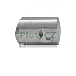 Držák výplně d16/D42,4mm pro nerezové zábradlí, levý, brus K320