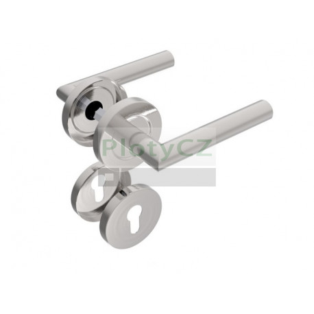 Klika se štítkem NEREZ AISI 304, K320, L135mm