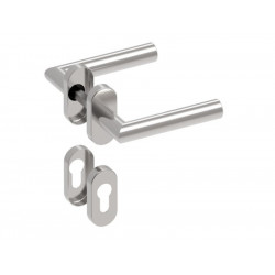 Klika se štítkem NEREZ AISI 304, K320, L135mm