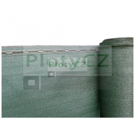Stínící tkanina výška1,0mx10m, stínění 65-70%, HDPE, UV stabil, zelená