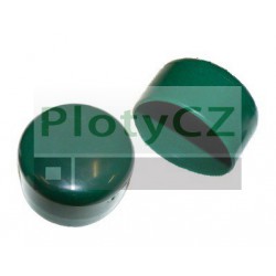 Čepička/klobouček ø 38mm, 48mm, 60mm na plotový sloupek PVC zelený