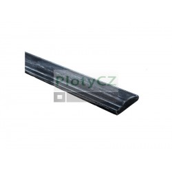 Madlo ozdobné, ocelové, pásovina profil, kovaný plot a40, b11, L3000mm (2,23 kg/m)