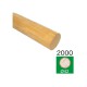 Dubové dřevěné madlo (OAK), D42mm, L2000mm, nelakované, Umakov