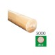 Bukové dřevěné madlo pro zábradlí (BEECH), D42mm, L3000m, bez povrchové úpravy, Umakov
